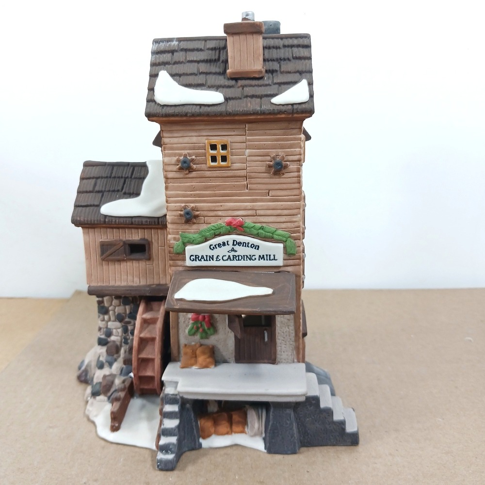 Dept 56 Dickens Village Great Denton Grain & Carding Mill 5812-2 Porcelain House